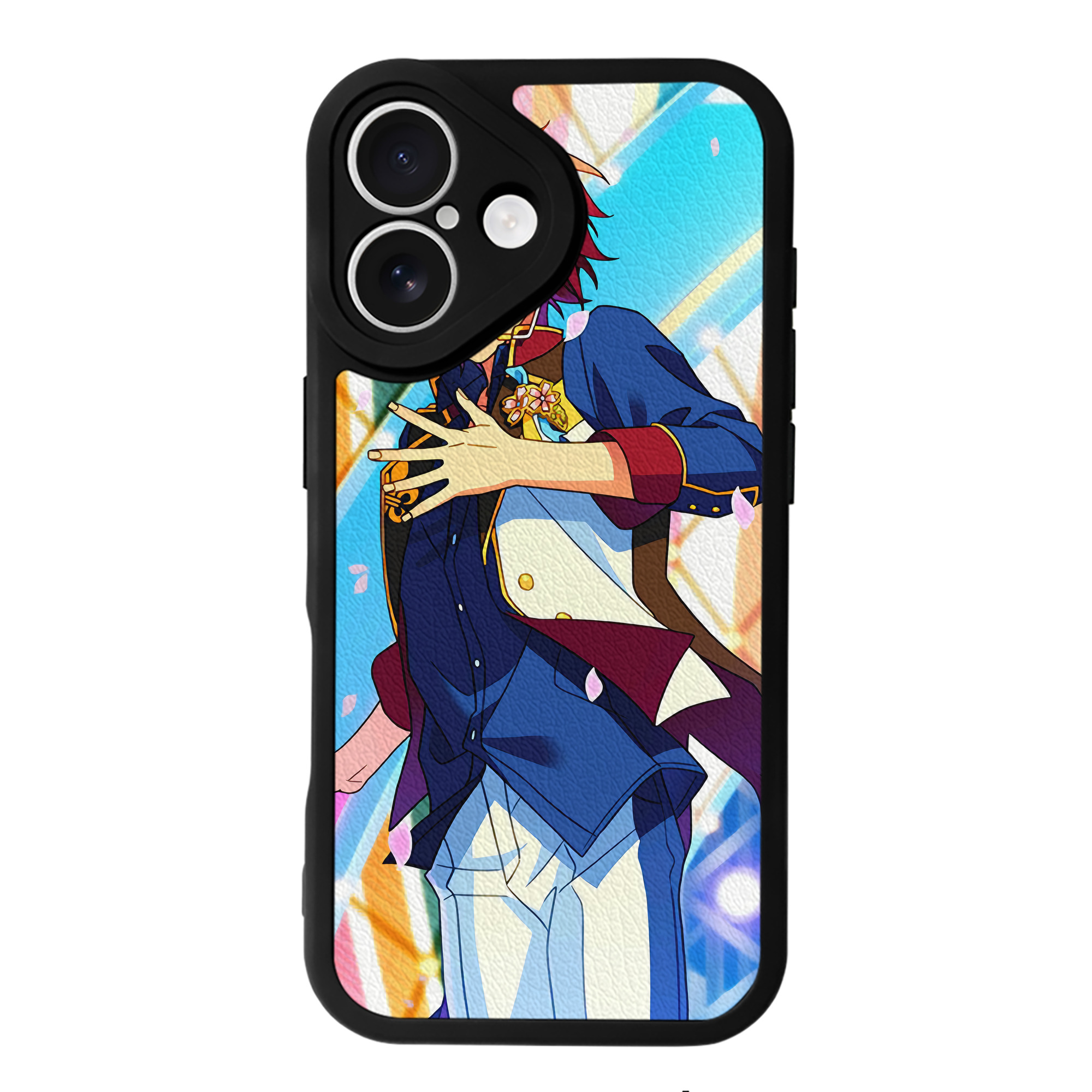 （画像用） あんさんぶるスターズ! Ensemble Stars 【iPhone 16シリーズ対応】シリコンスマホケース（レザー調） 材質：シリコン